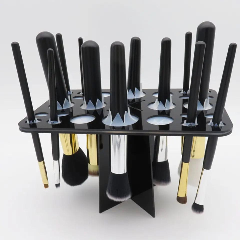 26 Holes Makeup Brush Stand, Drying Brushes Shelf, Tree Tower Makeup Brush Holder, Multifunctional Display Stand, Wash Makeup Brush Holder, Makeup Brush Set Dryer Plate 26 Holes Makeup Brush Stand, Drying Brushes Shelf, Tree Tower Makeup Brush Holder, Multifunctional Display Stand, Wash Makeup Brush Holder, Makeup Brush Set Dryer Plate